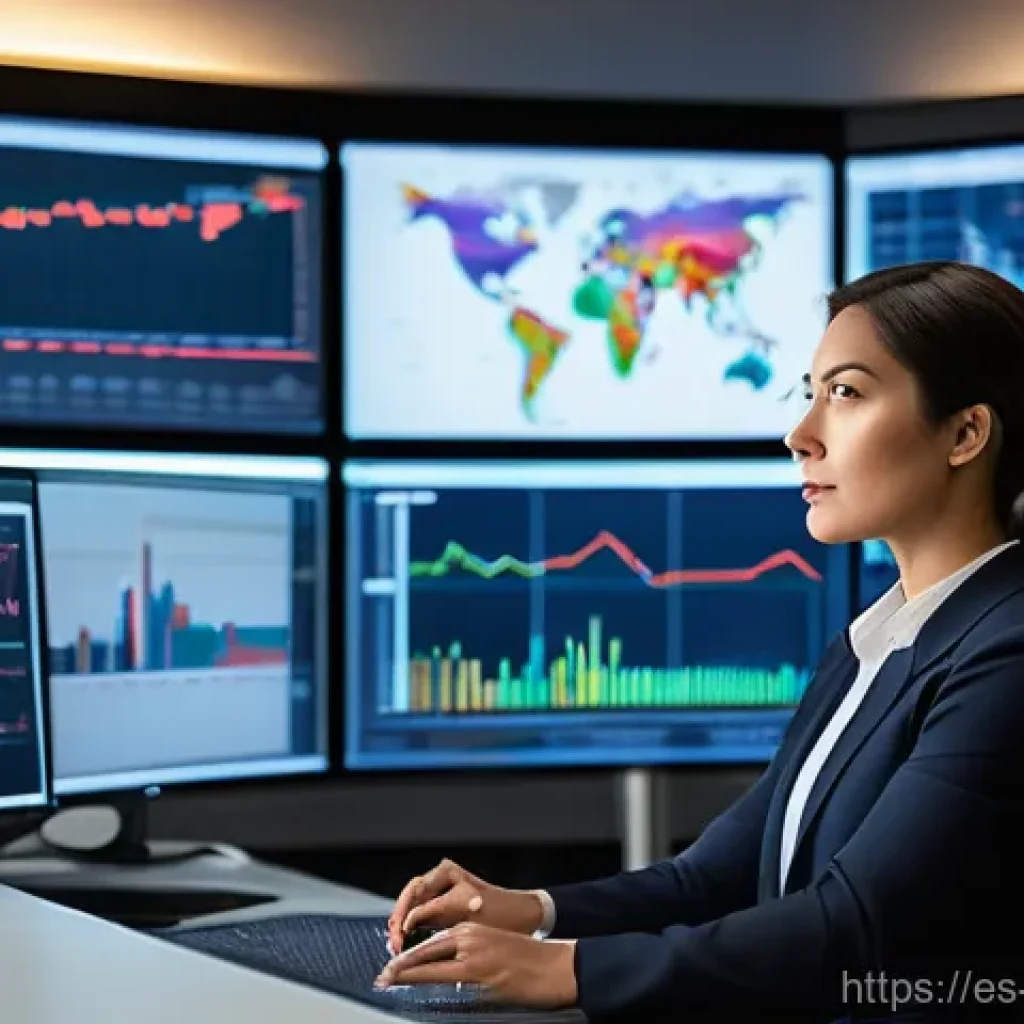 위험관리기술자 자격 취득 방법 - A professional female risk management engineer, in her late 30s, dressed in a sharp business suit, s...