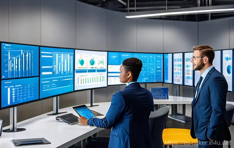 위험관리 실무에서 데이터 분석의 역할 - AI Guardian: Shielding Business Assets in the Digital Realm**

**Prompt:** A dynamic, visually strik...